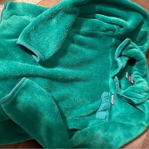 Patagonia Teal Fleece Turtleneck